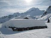 DA SAN SIMONE ALLA CRESTA DI CIMA DI LEMMA sabato 26 febbraio 2011 - FOTOGALLERY